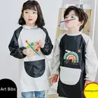 Waterproof Kids Painting Apron Polyester Cooking Apron New Baking Bibs