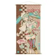 [Tapestry Wall scroll] Hatsune Miku Racing Miku 2023 34.6 x 18.9 in New Japan