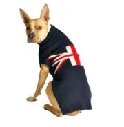 Union Jack Dog Sweater, Medium