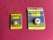 Set of 2 Brand New WIRE STEEL BRISTLE : 2" Wire Cup Brush + 1-1/2" Wire Wheel