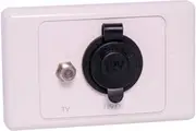 Dynalink Caravan Antenna & Car Accessory Socket 12V DC Wallplate
