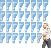 300ml Powder Milk Storage Bag, 30 Breast Milk Storage Bag, Sealed freesh-Keeping Bag, 50g Anti-Leakage Easy-to-Store Milk Powder Pouches for Toddler, Family Trip, Day Care, Blue/Pink, Blue, Refer to