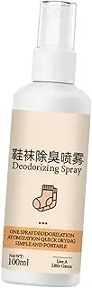 MLqkpwy Shoe Spray | Shoe Deodorizer Spray | 100ml Natural Smelly Shoes Freshener Spray With Ionic Silver For All Types Of Footwear