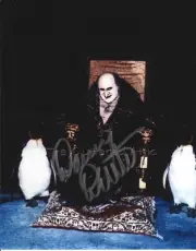 BATMAN RETURNS. DANNY DEVITO as PENGUIN Hand signed colour 8x10 photo COA