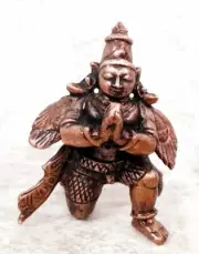 Copper Handmade Lod Garuda Idol Figurine Statue Rich Patina Antique Finish