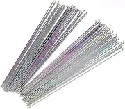 Bicycle Parts Replace Spokes, 12pcs Wire Vacuum Pating Mountain/Road Bike Stainless Steel 2.0MM 26 29 27.5 Inches Spokes for Bikes(Length 271mm)