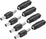 uxcell DC Power Connector Adapter, 5.5 x 2.1mm 4Pcs 12V Female to Female 4Pcs 12/24V Male to Male Power Jack Socket for LED Strip CCTV