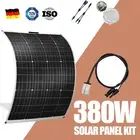 380W Solar Panel Kit 12V 380 Watt Flexible Mono Camping Power Charging Battery