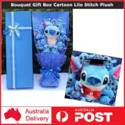 11pcs Stitch Plush Toy Doll Bouquet Birthday Valentine Gift Bouquet Gift Box