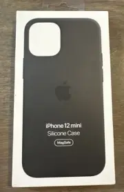 Apple Silicone Case with MagSafe for iPhone 12 mini - Black