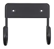 Dolphy Efficient Functional Wall Mounted Iron Board Hanger - PBT - 12x6x11 cm - Black