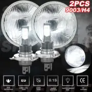 7" Round LED Headlights Combo Hi/Lo For Land Rover Range Rover Classic 1970-1995 (for: Land Rover)