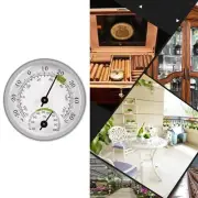 Analog Humidity Temperature Gauge Meter Thermometer Hygrometer Round