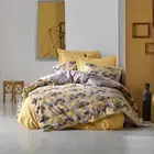 SUSSEXHOME Yellow Geometry Duvet Cover Set, Full Size Duvet Cover, 1 Duvet 1 and