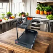 Metal Body Under Sink Pull Out Organizer Shelf Rack | 2-Tier Slide-Out Storag...