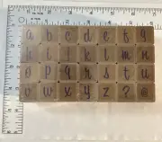 Hero Arts: Lowercase Sassy Alphabet # LL985 ~ Rubber Stamp 2005 ~ Brand New