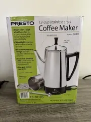 Presto 12-Cup Stainless Steel Electric Percolator |02811