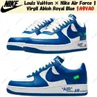 Louis Vuitton × Nike Air Force 1 Virgil Abloh Royal Blue 1A9VAO Men's Size