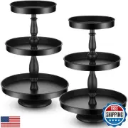 Maxdot 2 Pcs 3 Tier Cupcake Stand Holder, Round Cupcake Stand Serving Tray, M