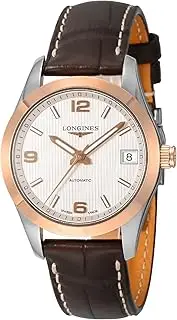 [Longines] Conquest Classic Wristwatch, L2.385.5.76.3, Men's, Brown