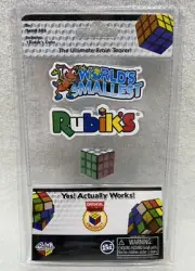 World's Smallest Toy Rubik's Cube NEW Miniature Retro Mini It Works Figure