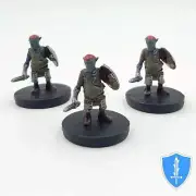 Svirfneblin Fighter x3 - Tyranny of Dragons #4 D&D Deep Gnome Miniature