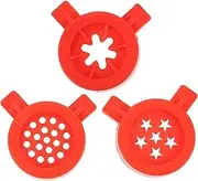 LOPUNER 3pcs Ice Cream Maker Nozzles Tips for Easy Dispensing for Ice Cream Shops and Dessert Bars Enhancing Creativity Dessert Making
