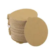 5" 80 Grit Sanding Discs Hook Loop Sanding Sheets Aluminum Oxide 100 Pcs