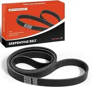 Engine Serpentine Drive Belt Compatible with Nissan Rogue & Ford Ranger, E-150, E-250, E-350 Super Duty, E-450 Super Duty, Bronco II & BMW Alpina B7 & Oldsmobile 98 & Starcraft Bus Starlite