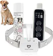 Citronella Dog Training Collar with Remote, 3 Modes Spray/Vibration/Beep, Humane Citronella Bark Collar, Rechargeable Safe 1000ft Range Spray anti barking Dog Collar【Can't Work Automatically】