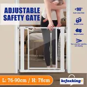 Clear Pet Dog Safety Gate Enclosure Security Barrier Guard Fencing Adjustable