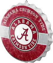 FOCO Alabama Crimson Tide NCAA Bottle Cap Wall Sign