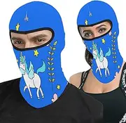 Fashion Polyester Cycling Cold-Proof Headscarves Art Design Painted Cute Horse Beautiful Animal for Unisex Mens Womens Adoult