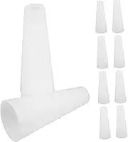 10pcs Plastic Yarn Cones Tapered Wool Tubes for Thread Winding Embroidery Crafting Knitting Sewing Machine Accessories