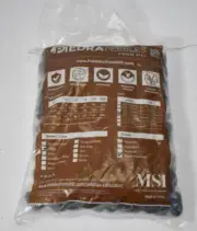 MSI Piedra Pebbles Black Super Polished Rock Pebbles 20lbs Pack Corrosion Resist