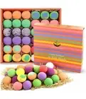 Bulk Bath Bomb Gift Set - 36 Bath Bombs Large Bath Fizzies! Gift Box of Bulk ...