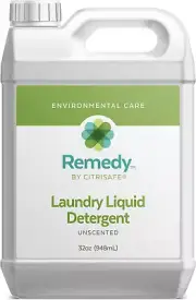 Remedy Laundry Liquid Detergent - Environmentally-Friendly Concentrated Laundry