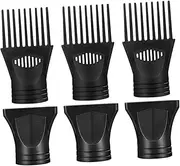 Professional Hair Dryer Accessories Set 6pcs Diffuser Nozzles for Blow Dryer Universal Nozzle Attachment for