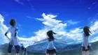 Anime original black hair brown clouds landscape Custom Playmat Mat Pad
