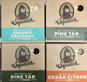 Dr. Squatch Men's Natural Soap-4 Pack