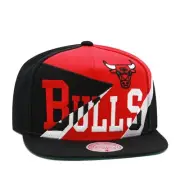Mitchell & Ness Chicago Bulls NBA Multiply Snapback Cap Hat - Red/Black