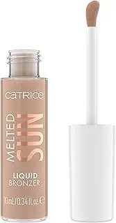 Catrice Melted Sun Liquid Bronzer, No. 005, Brown, Long-Lasting, Defining, Highly Pigmented, Natural, Matt, Vegan, Oil-Free, Perfume Free, Alcohol-Free, Pack of 10 ml