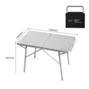 Shinetrip New Outdoor Camping Folding Table Portable Stainless Steel Picnic Tabl