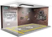 Car Garage Display Case, Model Car Show Case, Collector Car Display Stand, LED Car Display Case, Exquisite Car Parking Display, Bedroom Car Showcase, Living Room Display Stand, Model Car Storage Case,