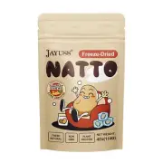 JAYUSS Japanese Natto Freeze Dried Natto Beans 4 Oz Non-GMO Fermented Soybean