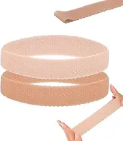 2 Pack Silicone Wig Grip Band, Non-Slip Elastic Headband for Sports, Yoga - Transparent Hairband for Wigs