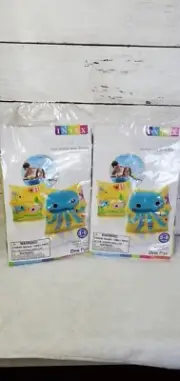 2 Pairs Intex Kids Toddler Inflatable Floaties Arm Band Swim Toy