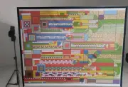 Frank Lloyd Wright - Saguaro Forms and Cactus - Framed Puzzle Art - 20x28"