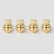 4PCS Copper Speaker Spike Isolation Stand Feet Speaker Cone Shock Foot Nail M8