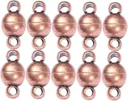 CORHAD of 10 Cylindrical Lobster Buckles 6mm for DIY Jewelry Necklace Bracelet Jewelry Lobster Clasp